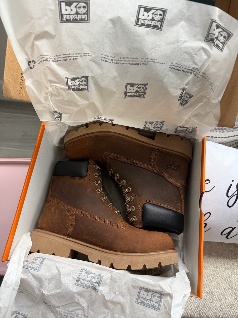 Timberland Brown Work Boots